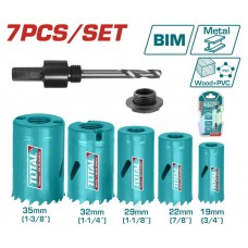 Ποτηροτρύπανο Μετάλλου 7τμχ Total TACSH1071